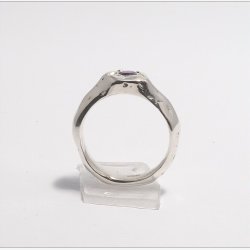 Amethyst StatementSilver Ring